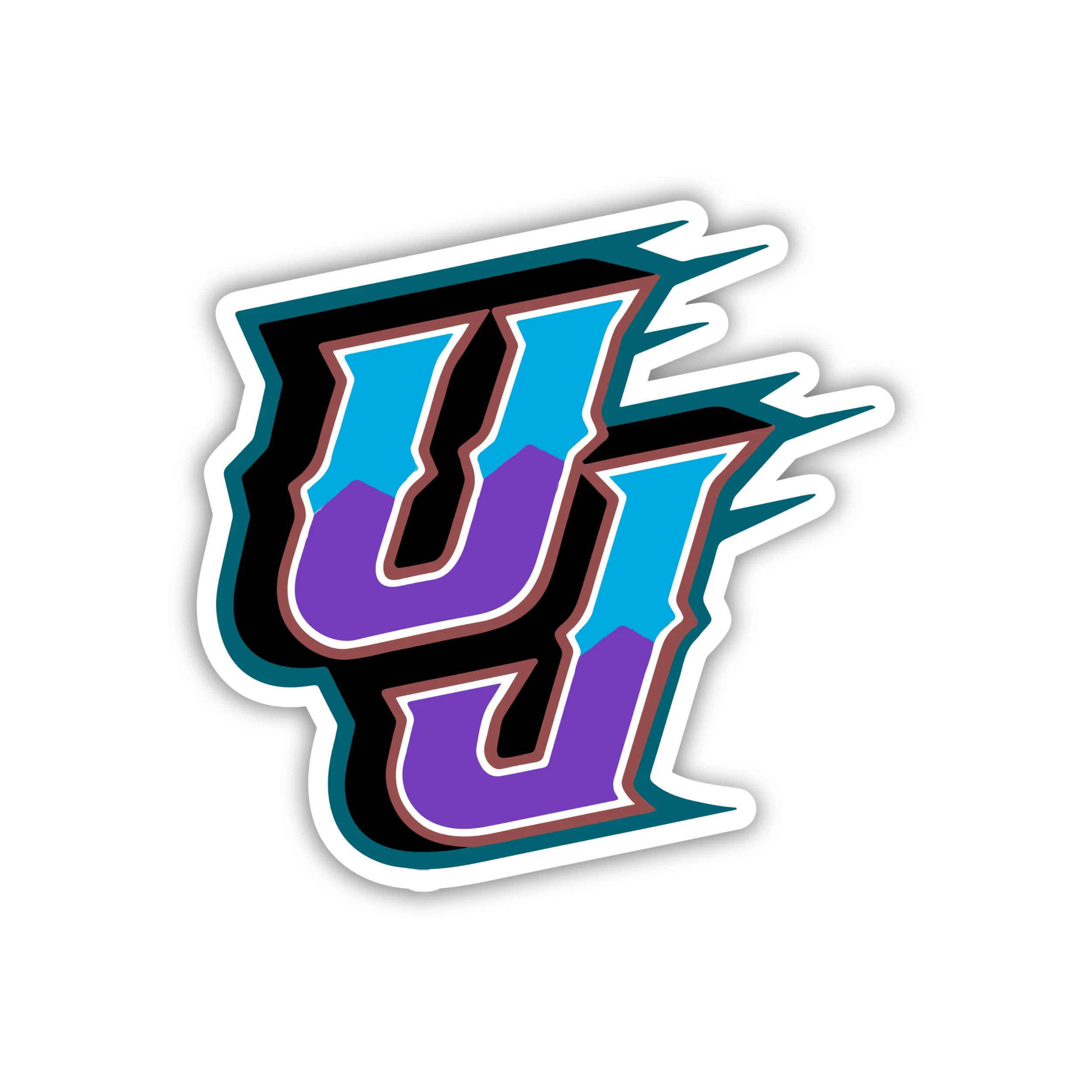 Utah Jazz - UJ - Iron On DTF Transfer - Custom Size