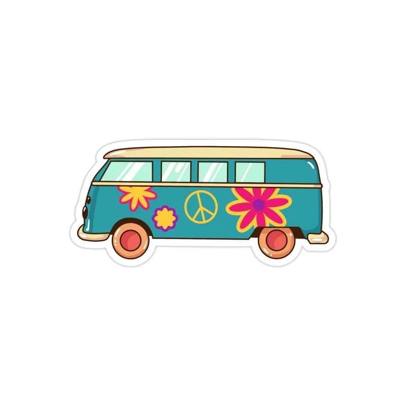 Van Full Color Vinyl Decal - Custom Size