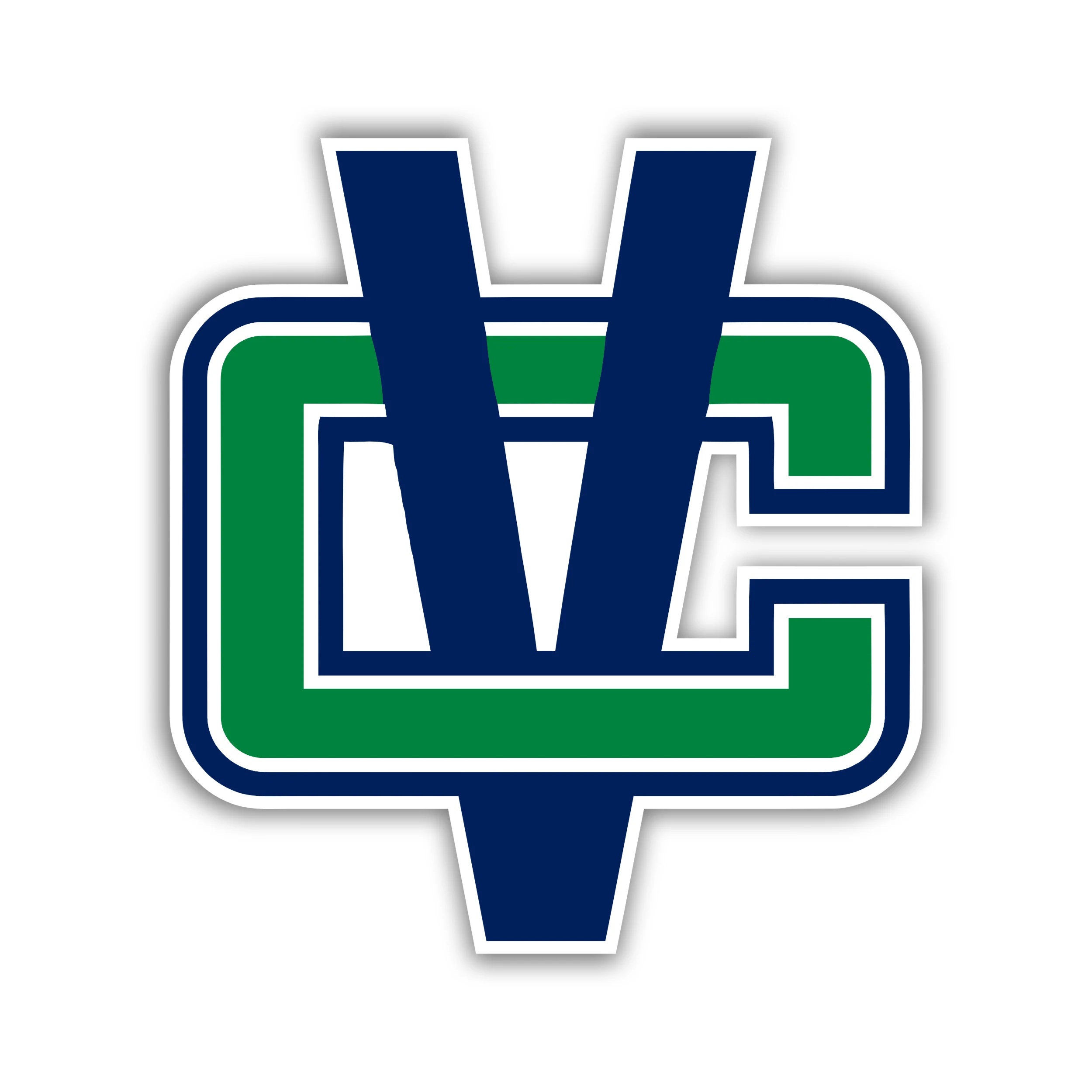 Vancouver Canucks - VC - Full Color Vinyl Sticker - Custom Size