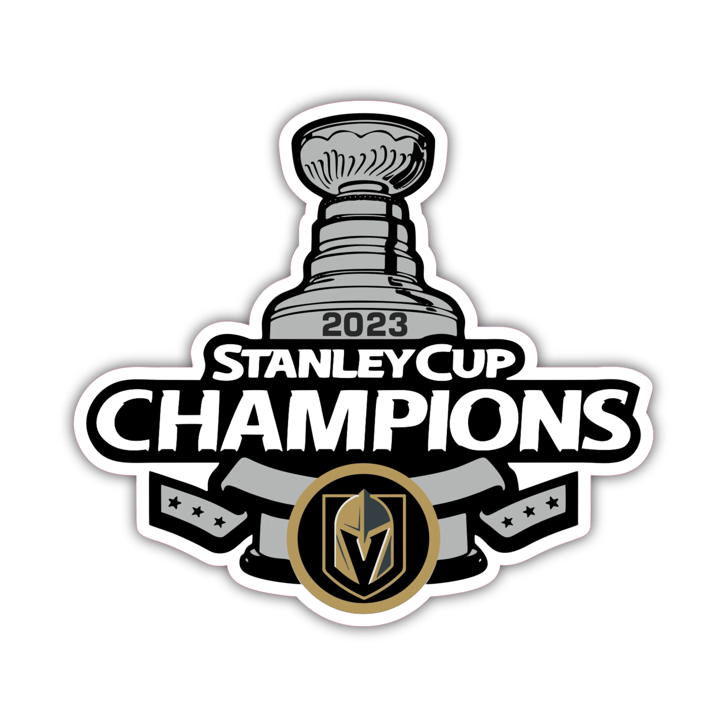 Vegas Golden Knights - 2023 Stanley Cup Champions - Iron On DTF Transfer - Custom Size