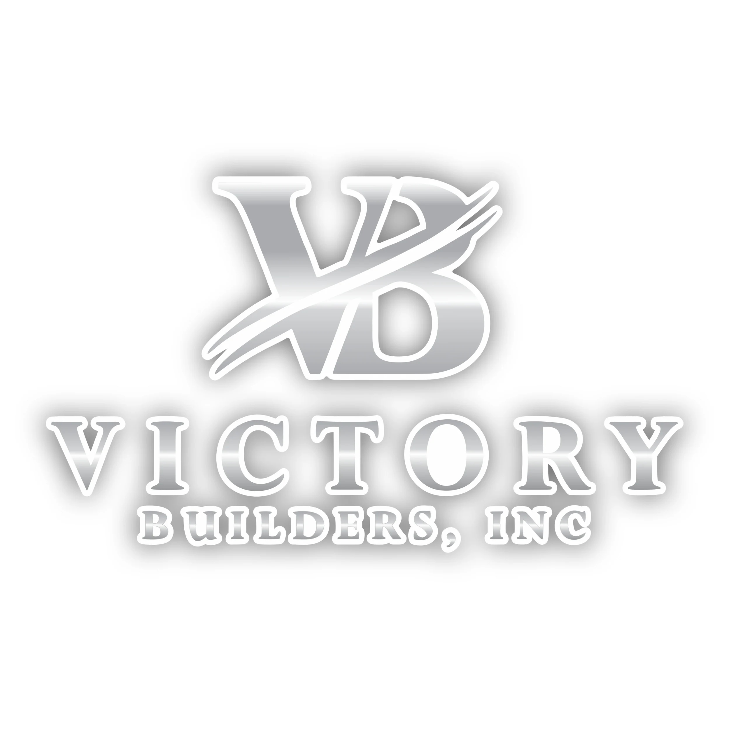 Victory Builders Full Color Vinyl Sticker - Custom Size