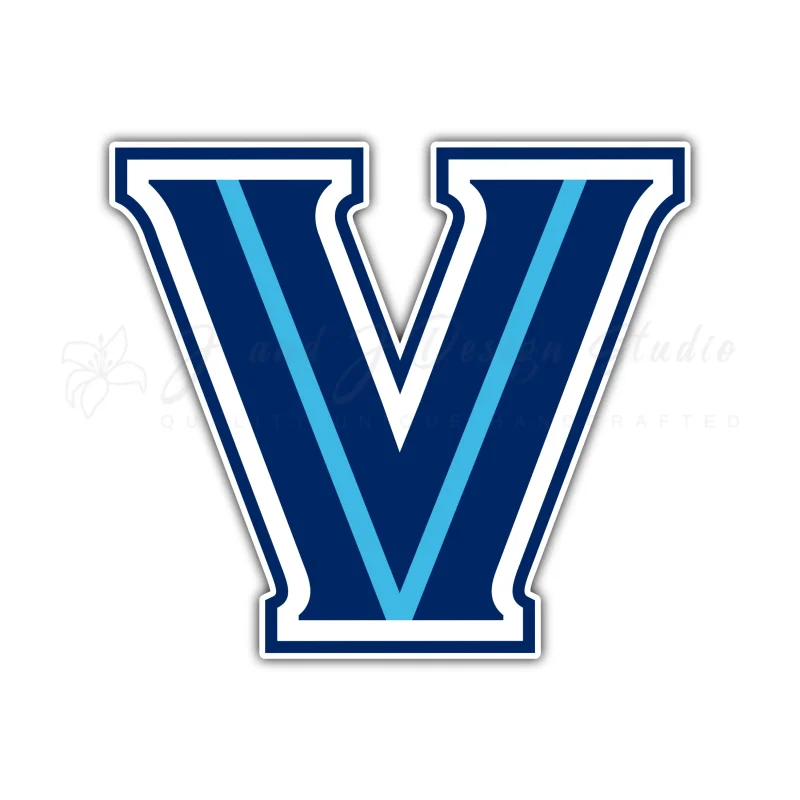 Villanova University - V - Full Color Vinyl Decal