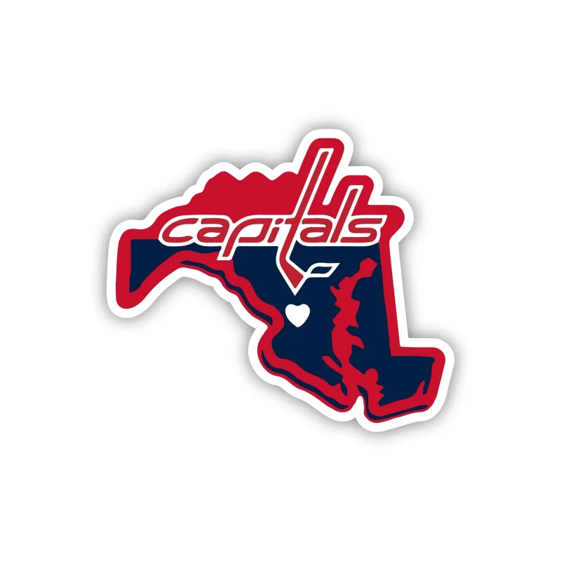 Washington Capitals - State - Iron On DTF Transfer - Custom Size