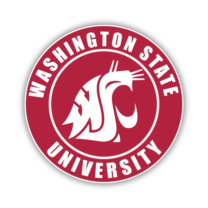 Washington State Cougars - Iron On DTF Transfer - Custom Size