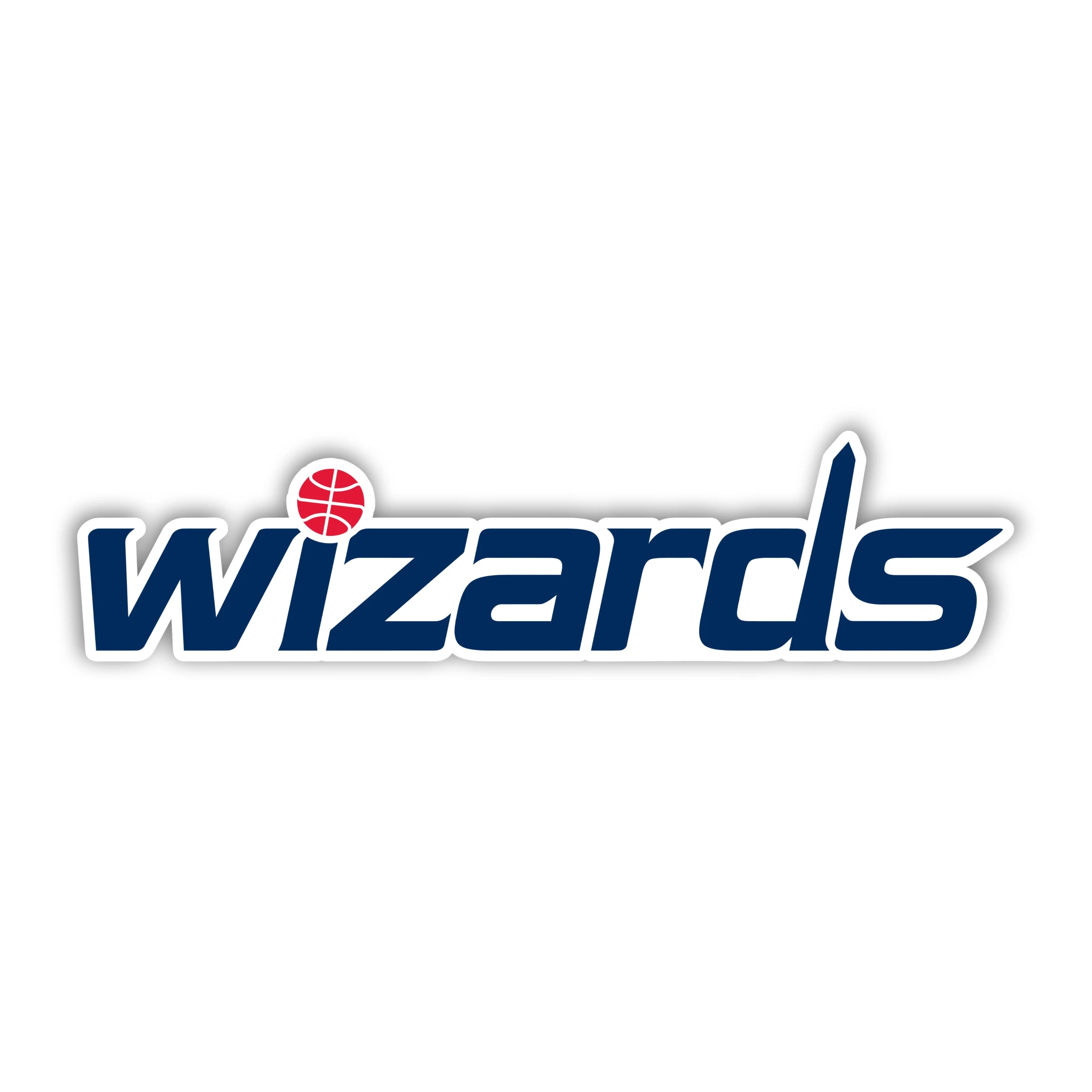 Washington Wizards - Blue Name - Iron On DTF Transfer - Custom Size