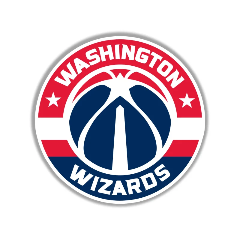 Washington Wizards Full Color Vinyl Sticker - Custom Size