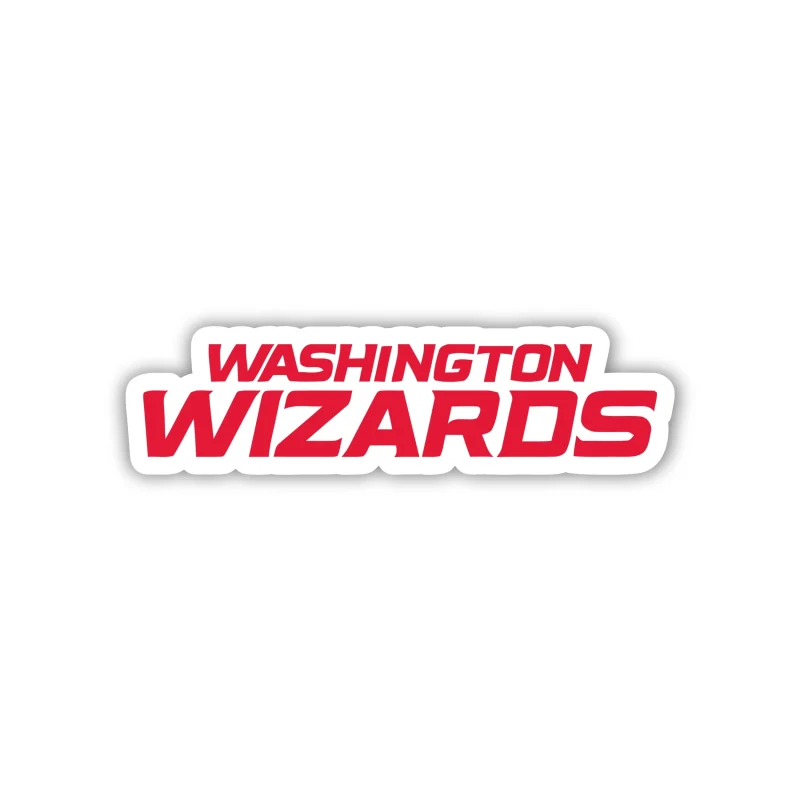 Washington Wizards - Red Name - Iron On DTF Transfer - Custom Size