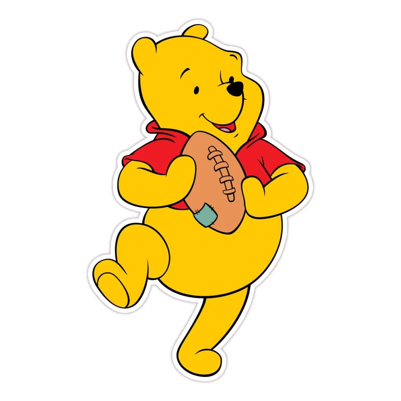 Winnie The Pooh - Full Color Vinyl Sticker - Custom Size
