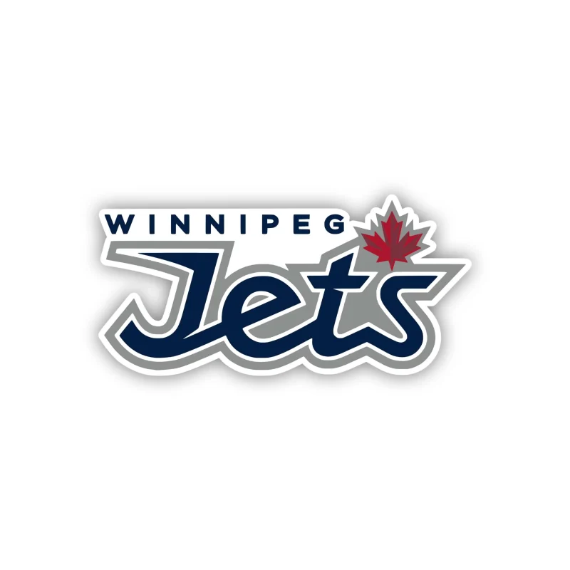 Winnipeg Jets - Lettering - Iron On DTF Transfer - Custom Size