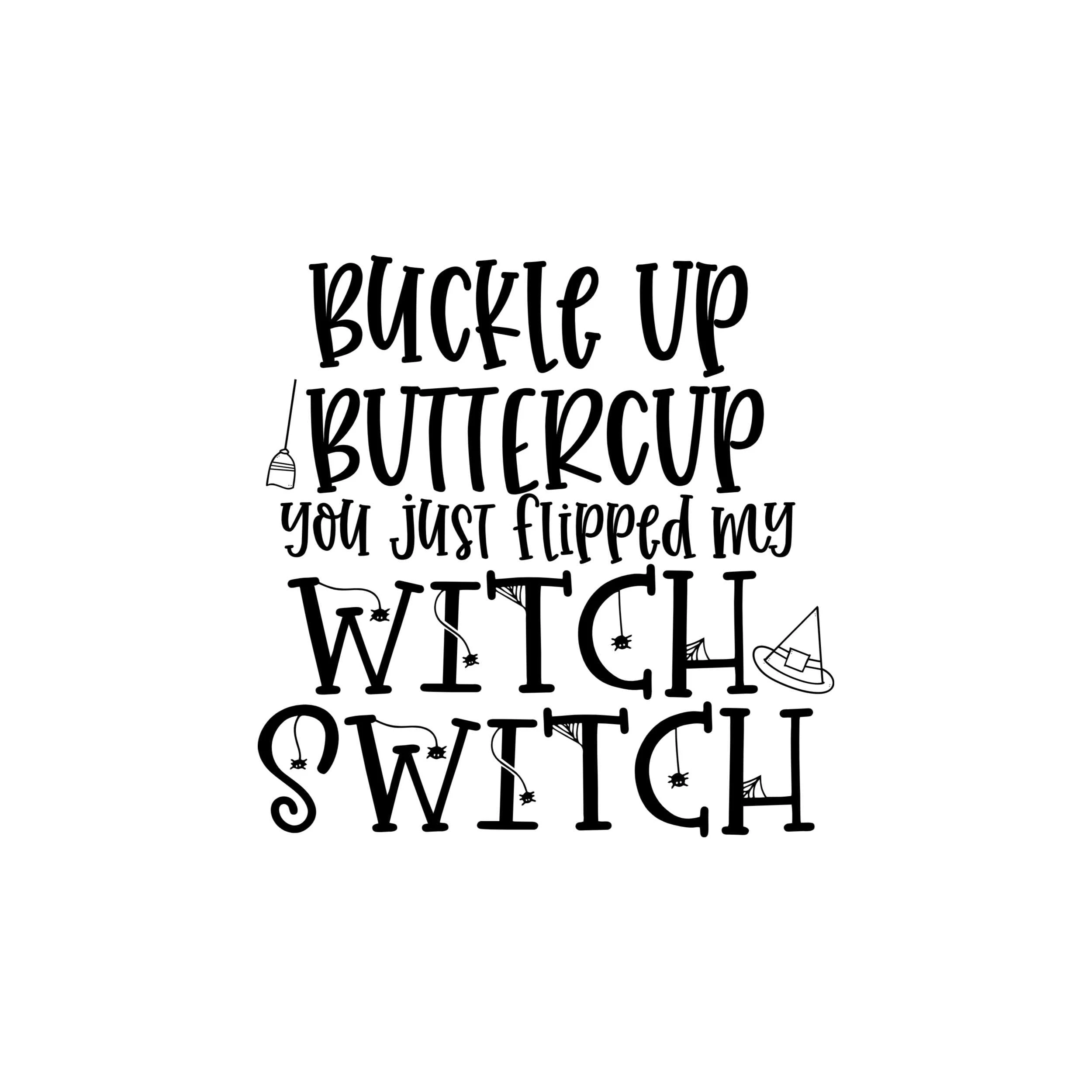 Witch - Vinyl Decal - Custom Size