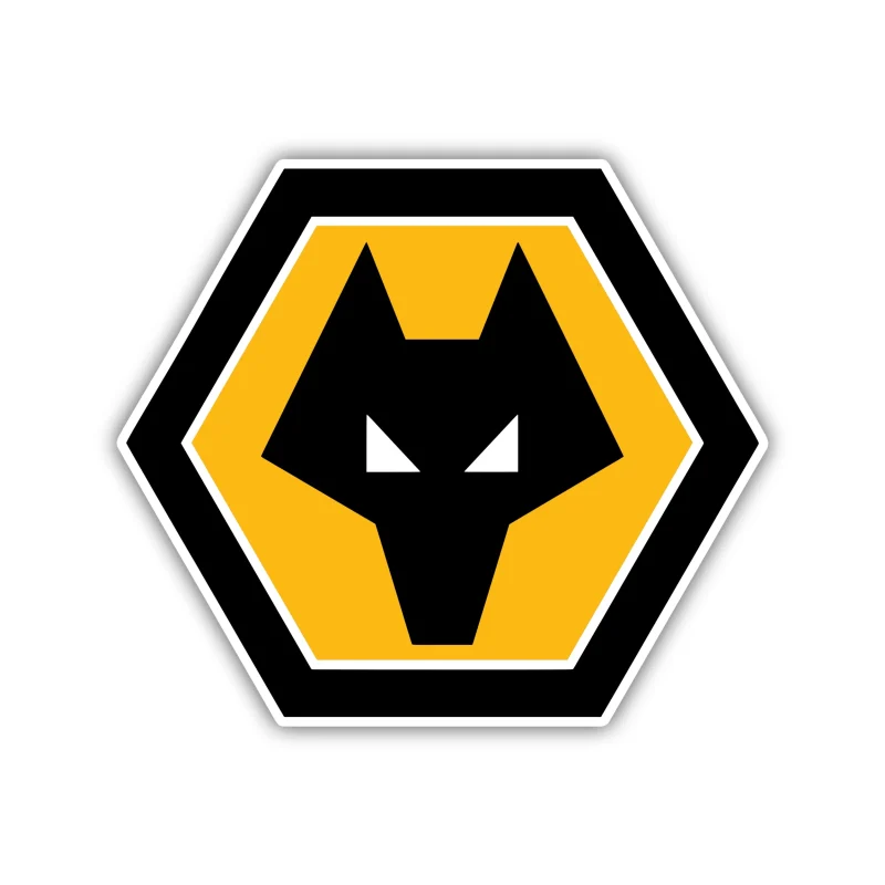 Wolverhampton Wanderers FC - Logo - Iron On DTF Transfer - Custom Size