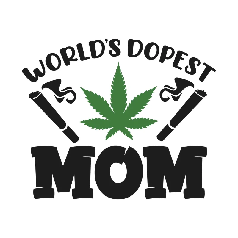 WORLD'S DOPEST MOM - Iron On DTF Transfer - Custom Size