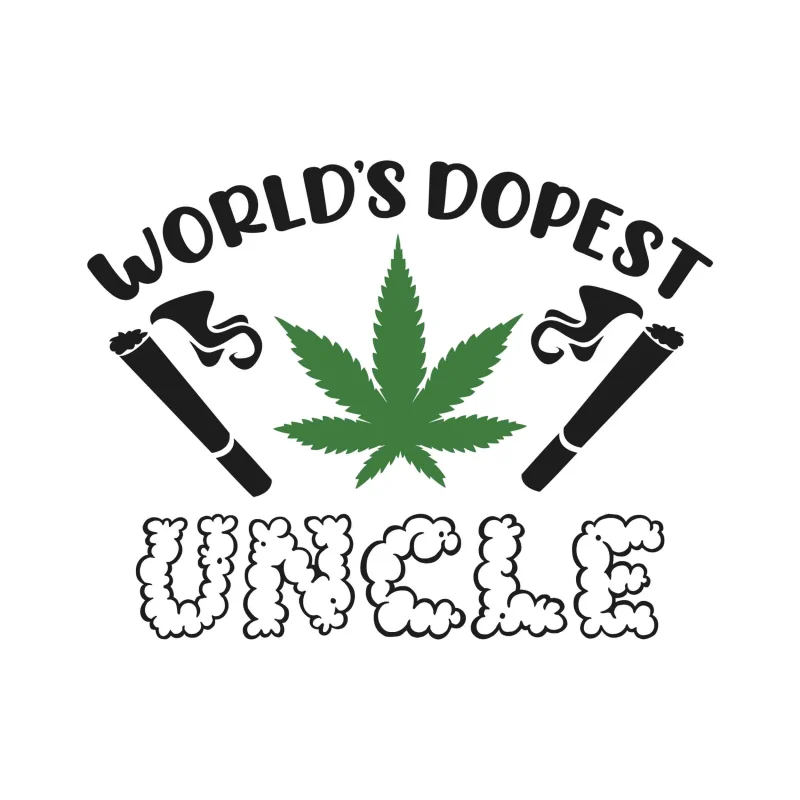 WORLD'S DOPEST UNCLE - Iron On DTF Transfer - Custom Size