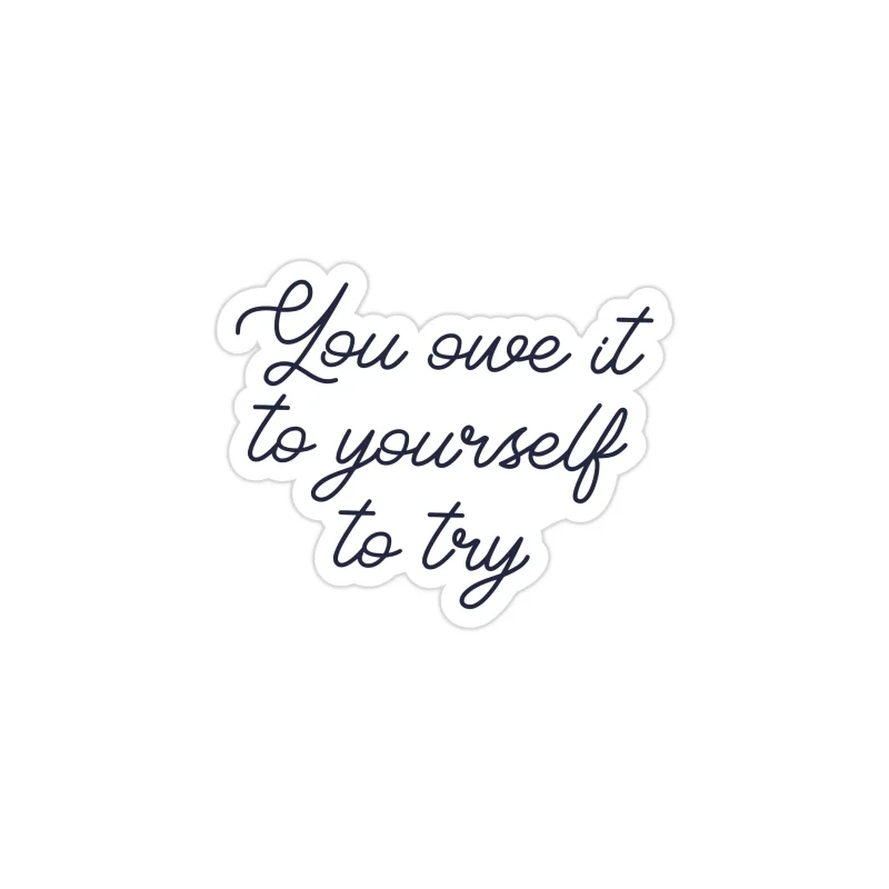 You Owe it to Yourself to try Full Color Vinyl Decal - Custom Size