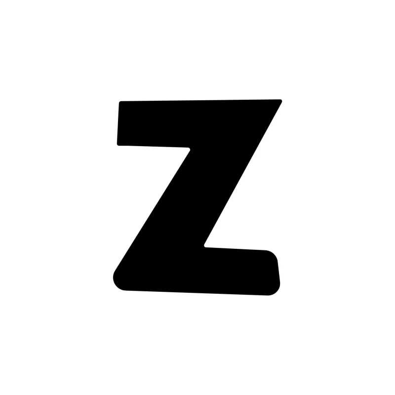 Z - Alphabet - Numbers - Custom Size