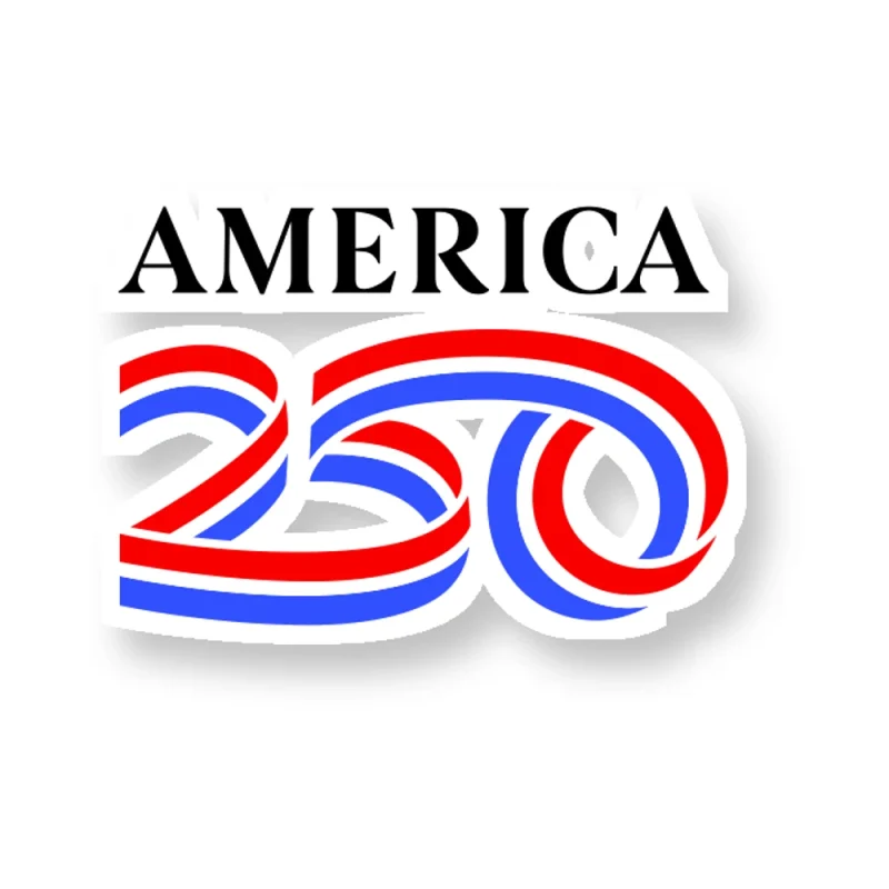 America 250 logo - Temporary Tattoo