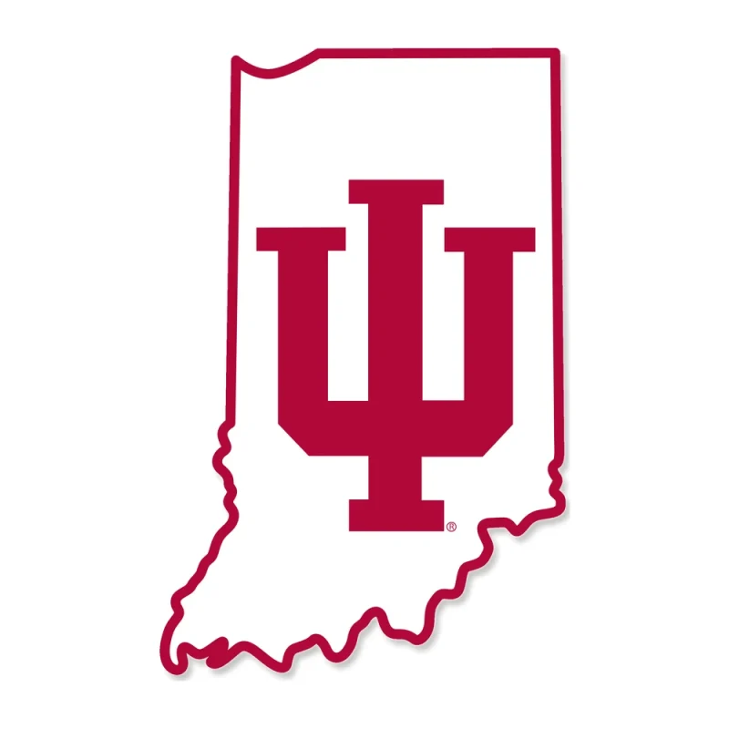 INDIANA HOOSIERS STATE - Iron On DTF Transfer - Custom Size