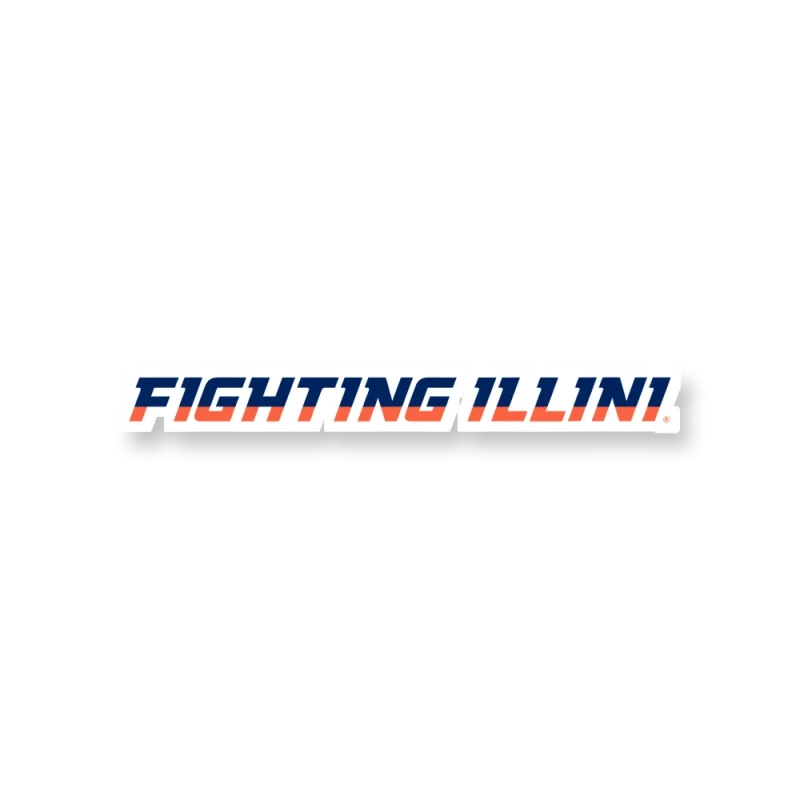 Illinois Fighting Illini - Fighting Illini - Iron On DTF Transfer - Custom Size