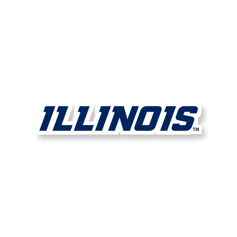Illinois Fighting Illini - Illinois - Iron On DTF Transfer - Custom Size