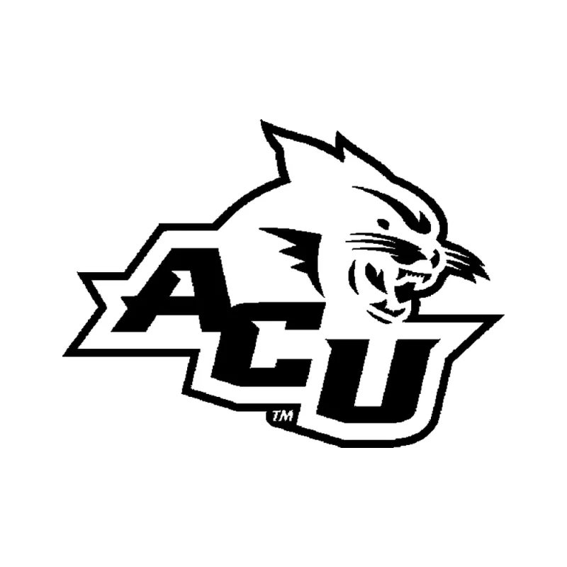 Abilene Christian Wildcats - Design 2 - Die Cut Vinyl Decal - Custom Size