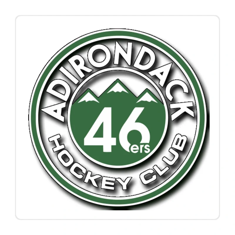 Adirondack Hockey Club 46ers Full Color Vinyl Decal