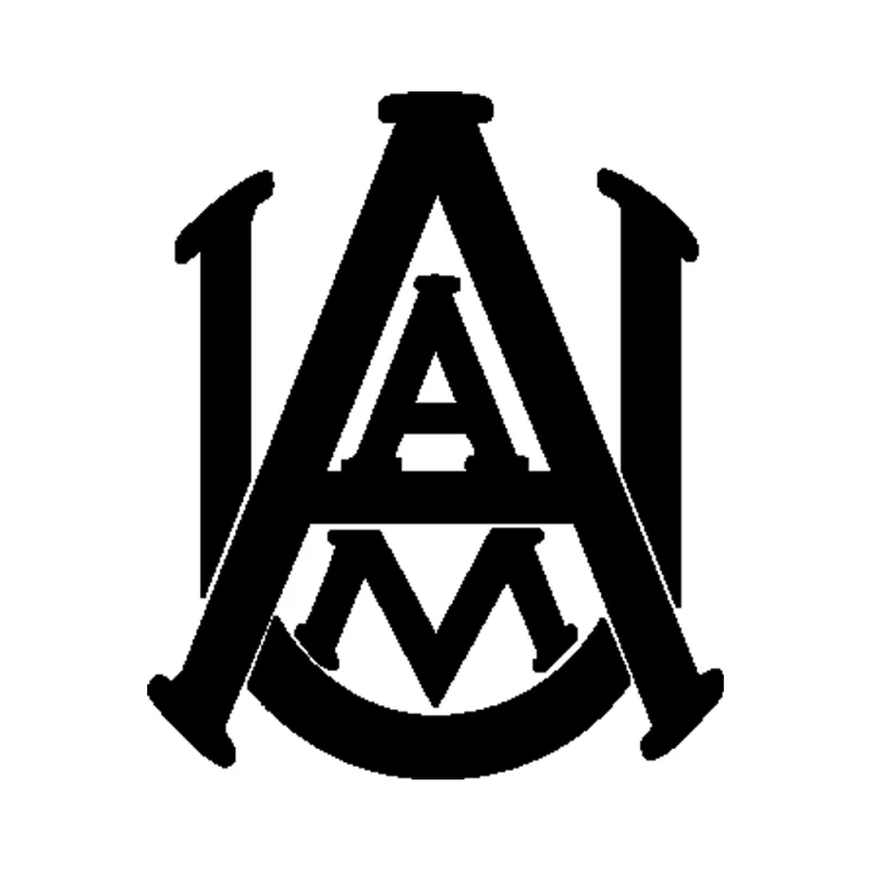 Alabama A&M Bulldogs Vinyl Decal - Custom Size