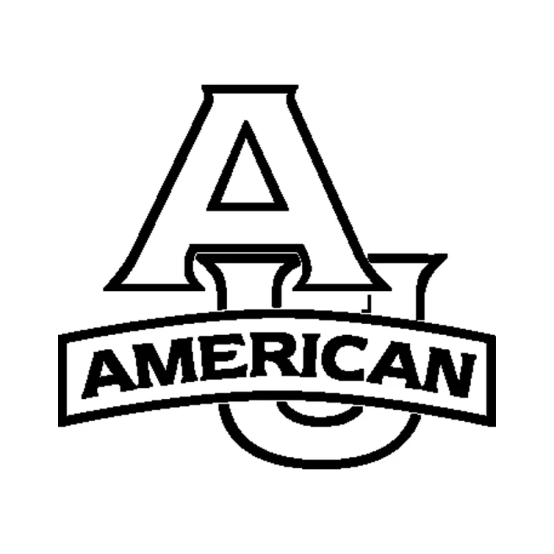 American University Eagles Vinyl Decal - Custom Size