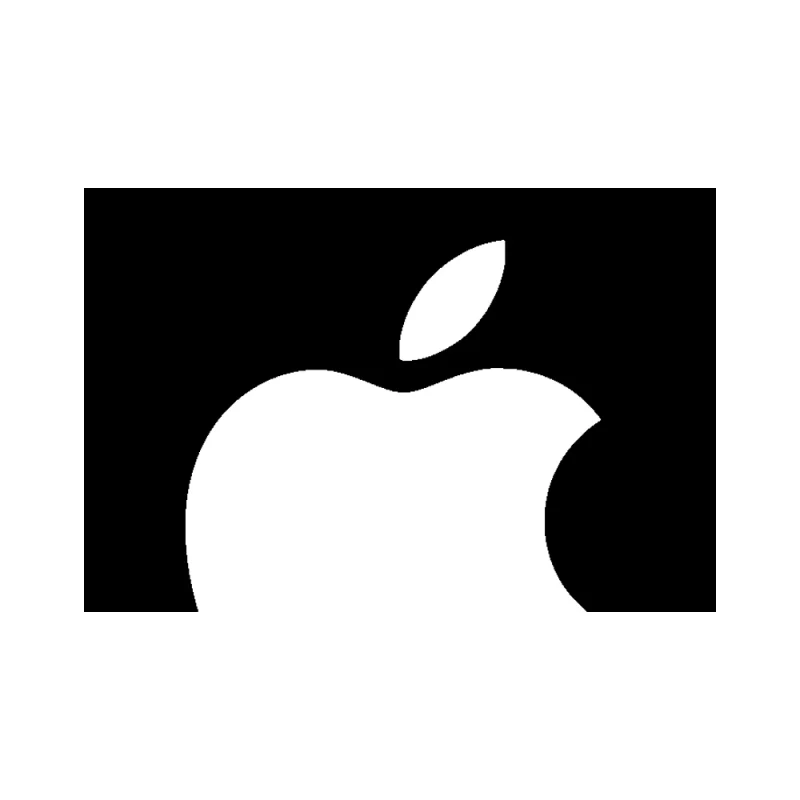 Apple Vinyl Decal - Custom Size