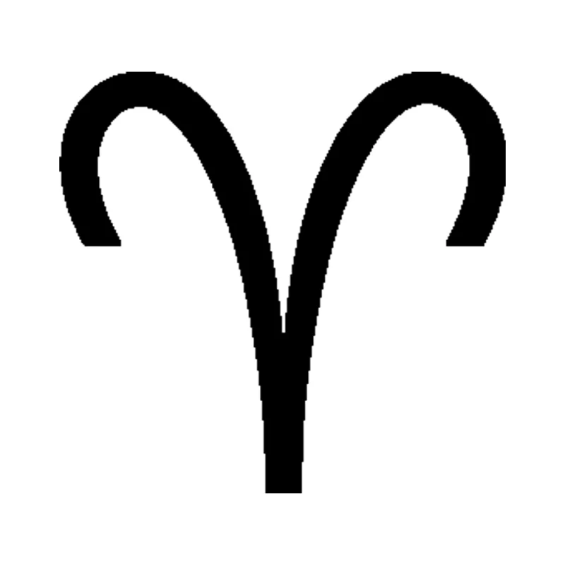 Aries Horoscope Vinyl Decal - Custom Size