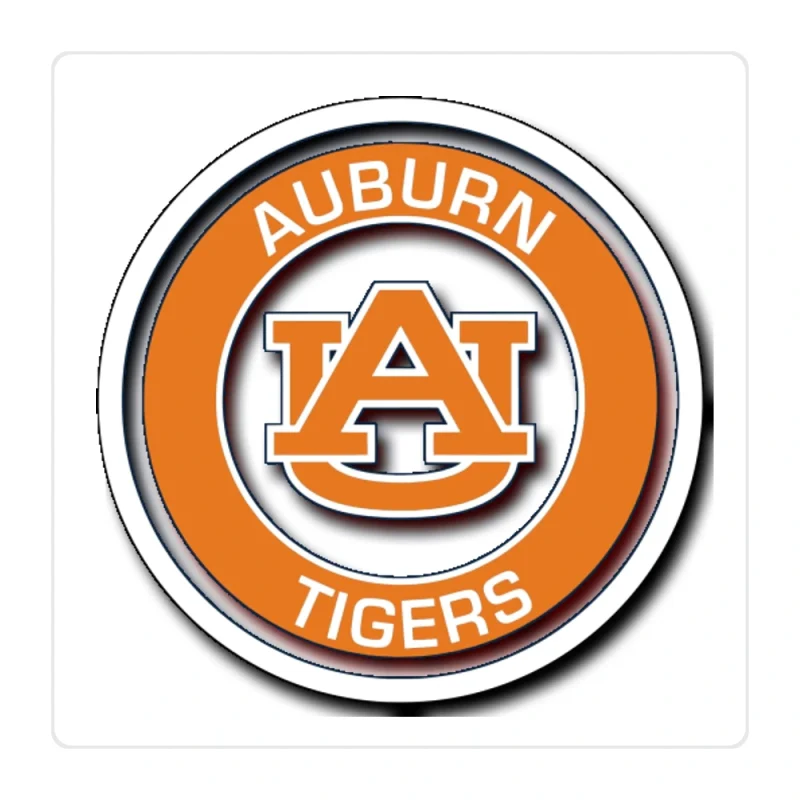 Auburn Tigers Full Color Vinyl Decal - Custom Size
