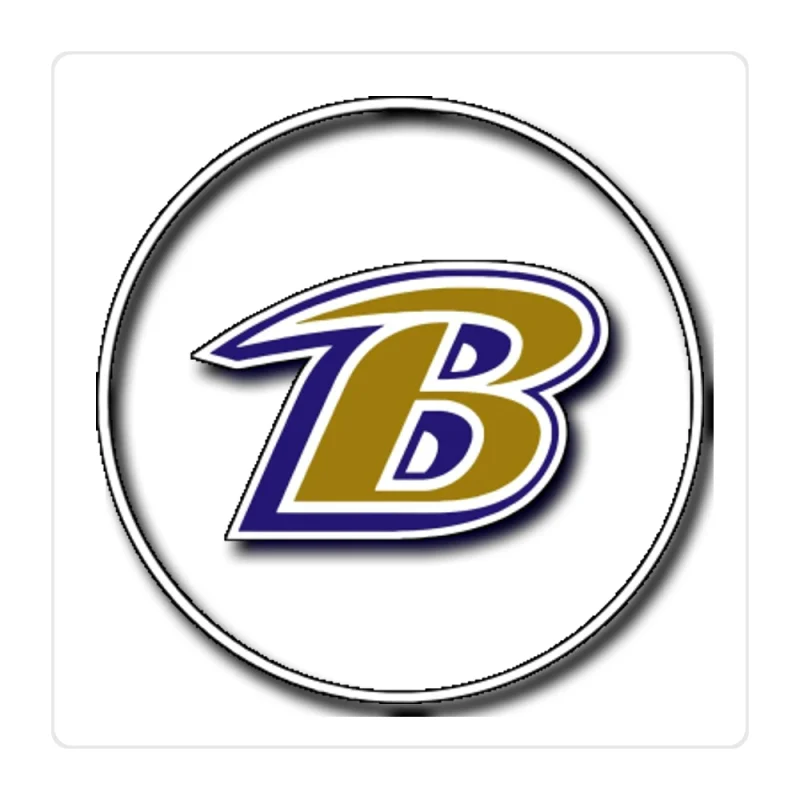 Baltimore Ravens Full Color Vinyl Sticker - Custom Size