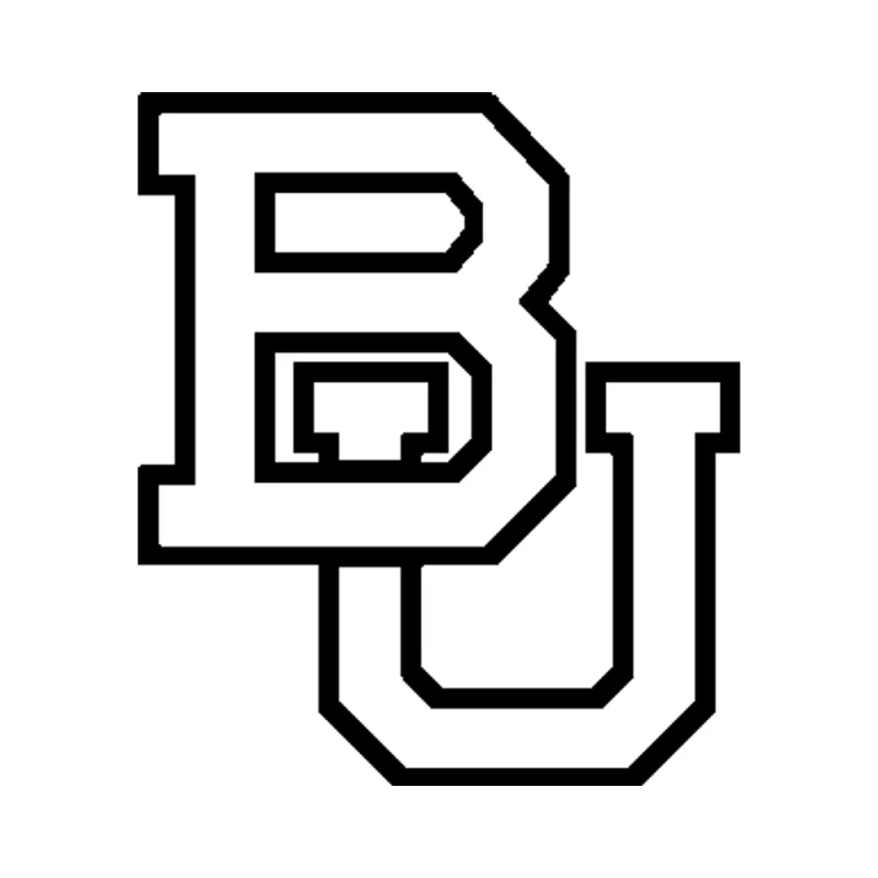Baylor University Vinyl Decal - Custom Size