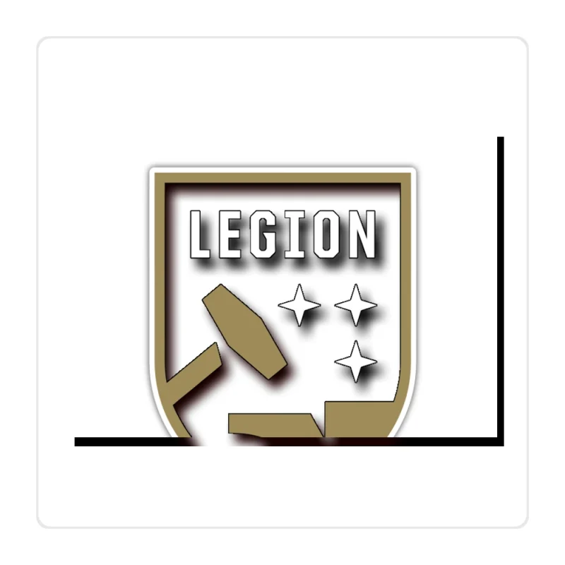 Birmingham Legion FC - Logo - Full Color Vinyl Sticker - Custom Size