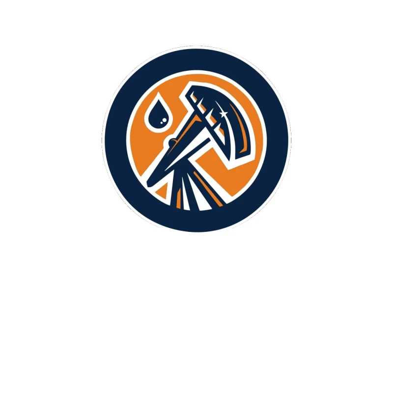 Edmonton Oilers - Blue And Orange Circle - Full Color Vinyl Sticker - Custom Size
