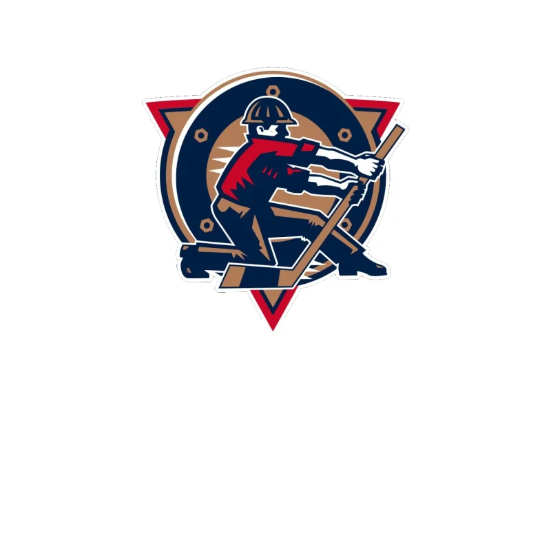Edmonton Oilers - Guy With Hockey Stick - Full Color Vinyl Sticker - Custom Size