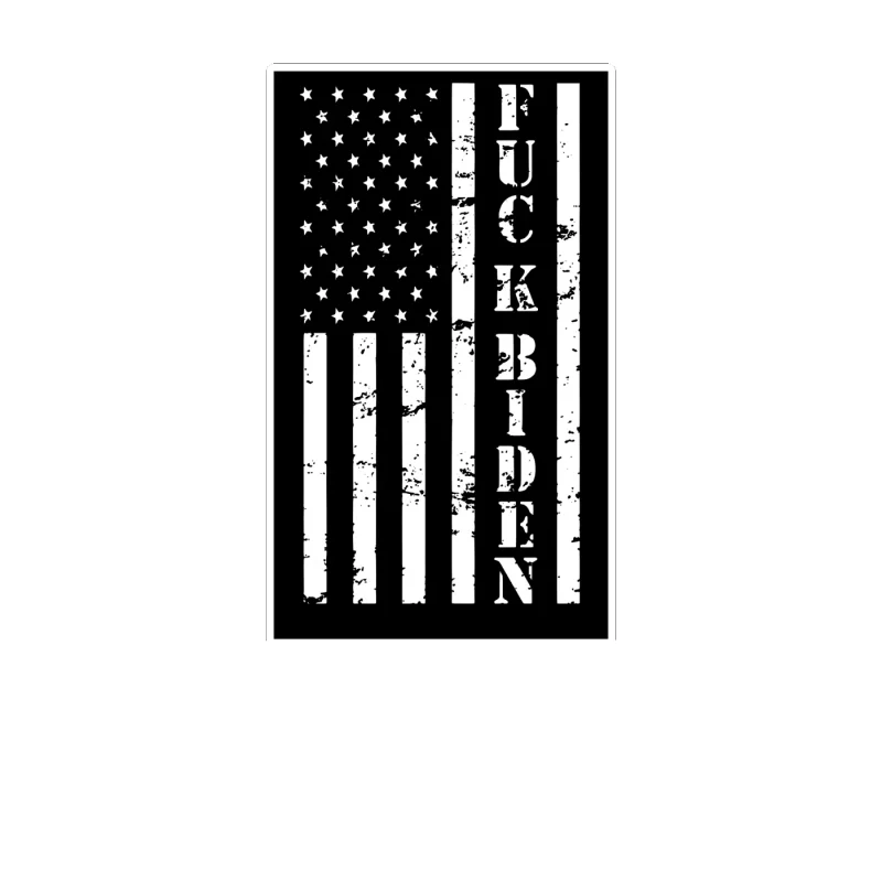 F*uck Biden Flag Full Color Vinyl Decal