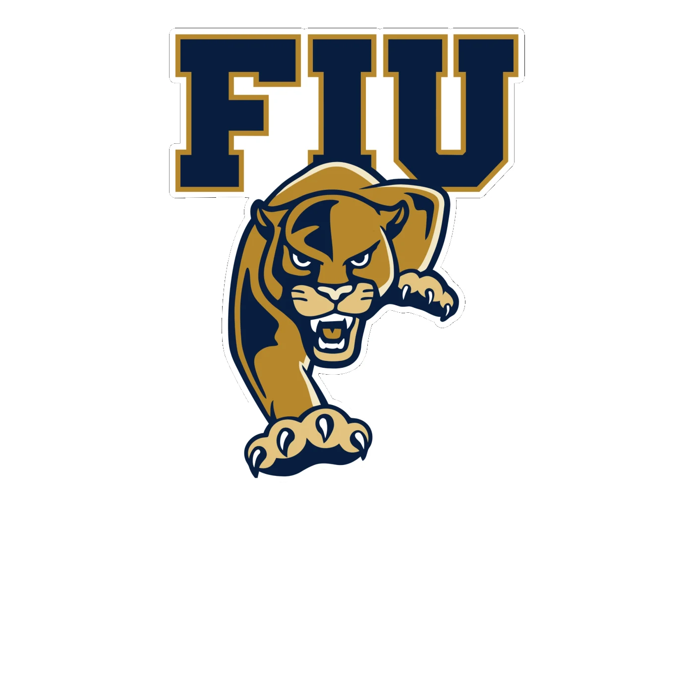 Florida International University - Image 1 - Full Color Vinyl Decal - Custom Size