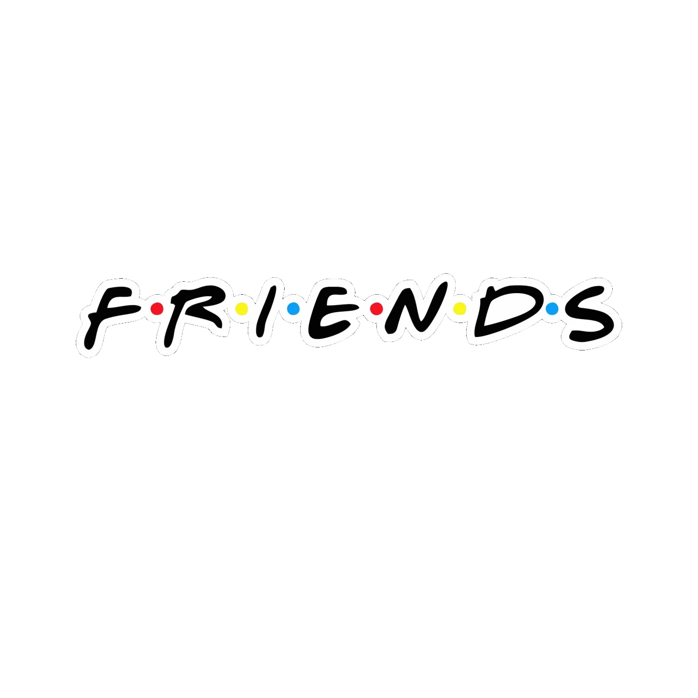 Friends Full Color Vinyl Decal