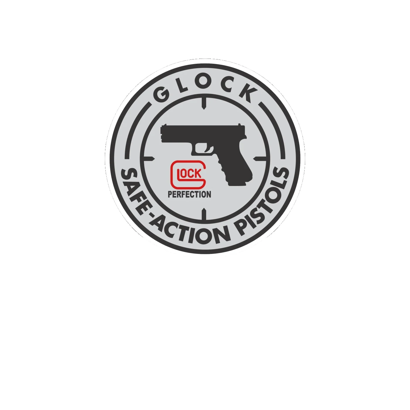 Glock Full Color Vinyl Sticker - Custom Size