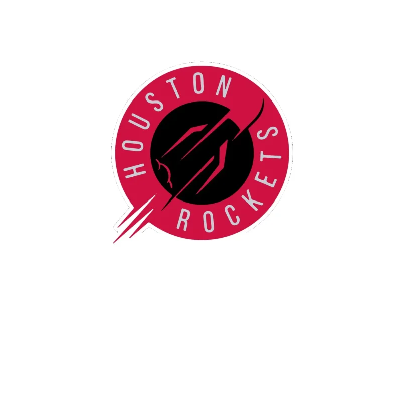 Houston Rockets - Image 10 - Full Color Vinyl Sticker - Custom Size