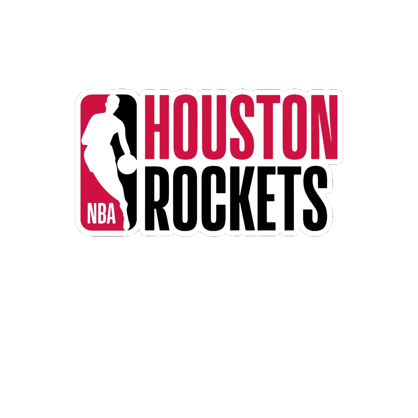 Houston Rockets - Image 9 - Full Color Vinyl Sticker - Custom Size