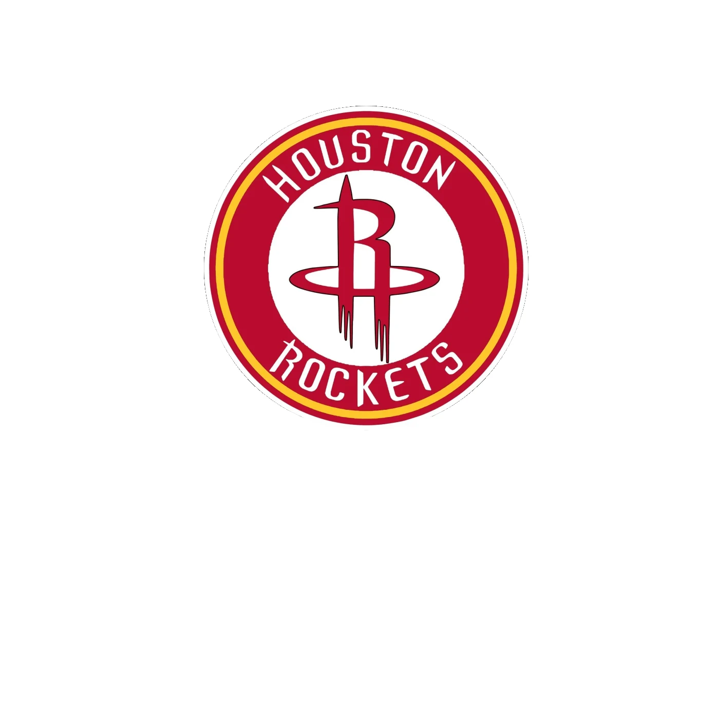 Houston Rockets - Image 8 - Full Color Vinyl Sticker - Custom Size