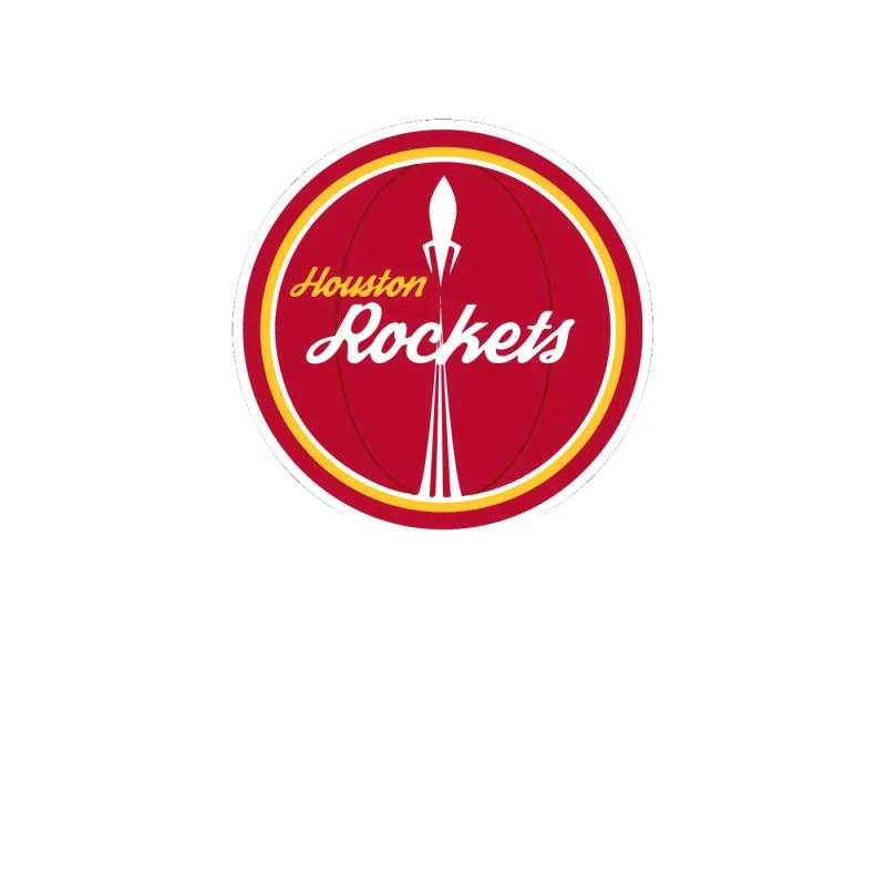 Houston Rockets - Image 3 - Full Color Vinyl Sticker - Custom Size