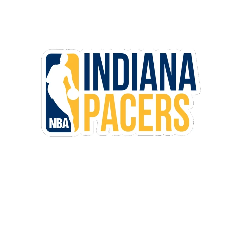 Indiana Pacers - Image 5 - Full Color Vinyl Sticker - Custom Size