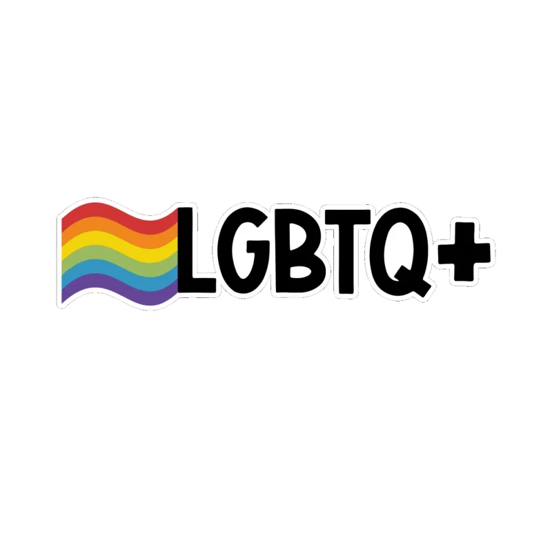 LGBTQ+ Full Color Vinyl Decals - Custom Size