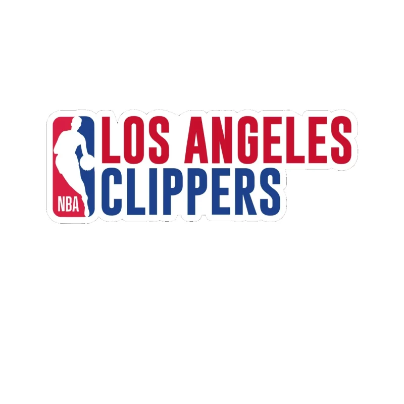 Los Angeles Clippers - Image 9 - Full Color Vinyl Sticker - Custom Size