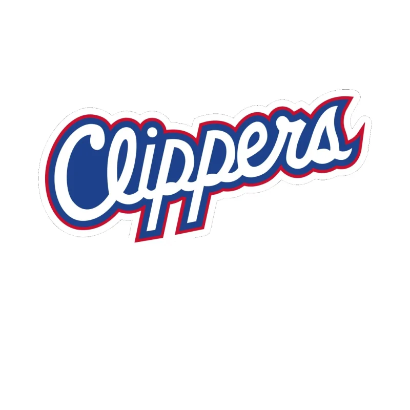 Los Angeles Clippers - Image 8 - Full Color Vinyl Sticker - Custom Size