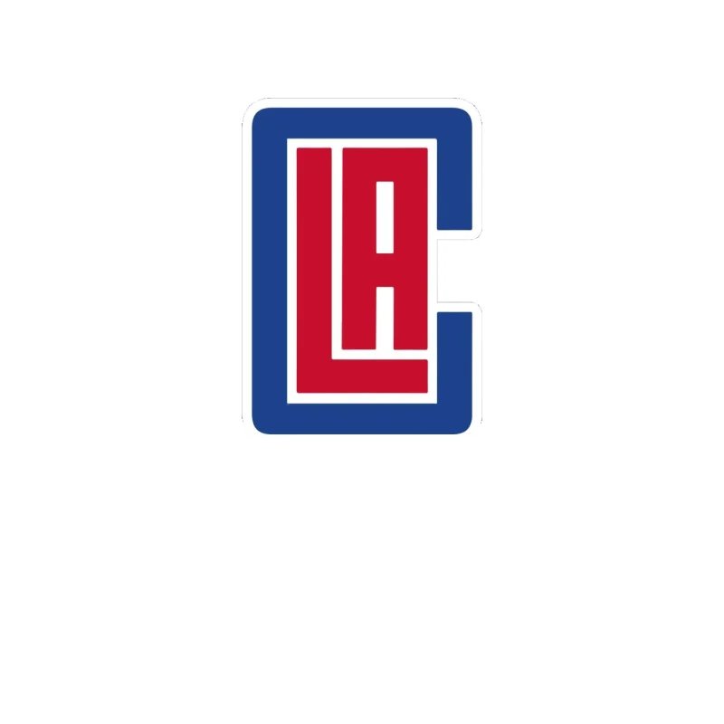 Los Angeles Clippers - Image 4 - Full Color Vinyl Sticker - Custom Size
