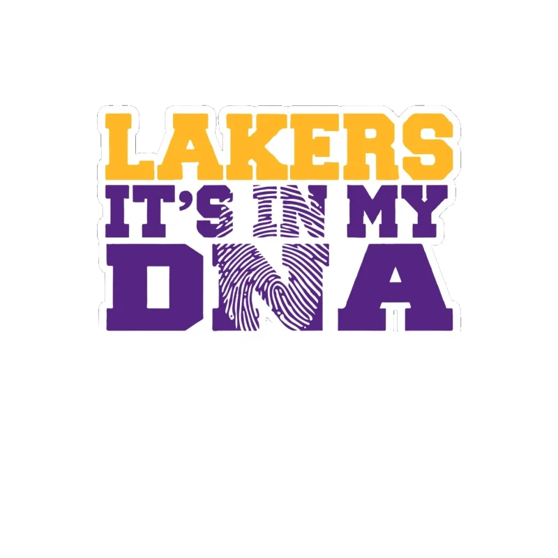 Los Angeles Lakers - Image 8 - Full Color Vinyl Sticker - Custom Size