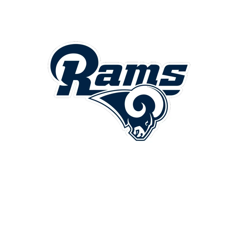 Los Angeles Rams - Image 24 - Full Color Vinyl Sticker - Custom Size